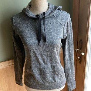 Avia gray marled drawstring hoodie